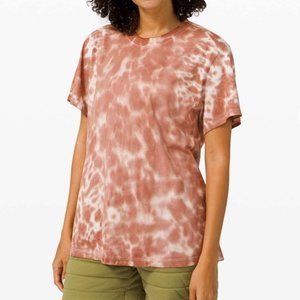 Lululemon All Yours Tee Marmoleado Tie Dye Ancient Copper